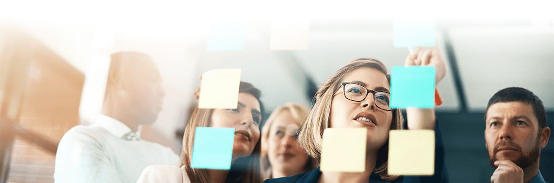 kanban postit mangement business