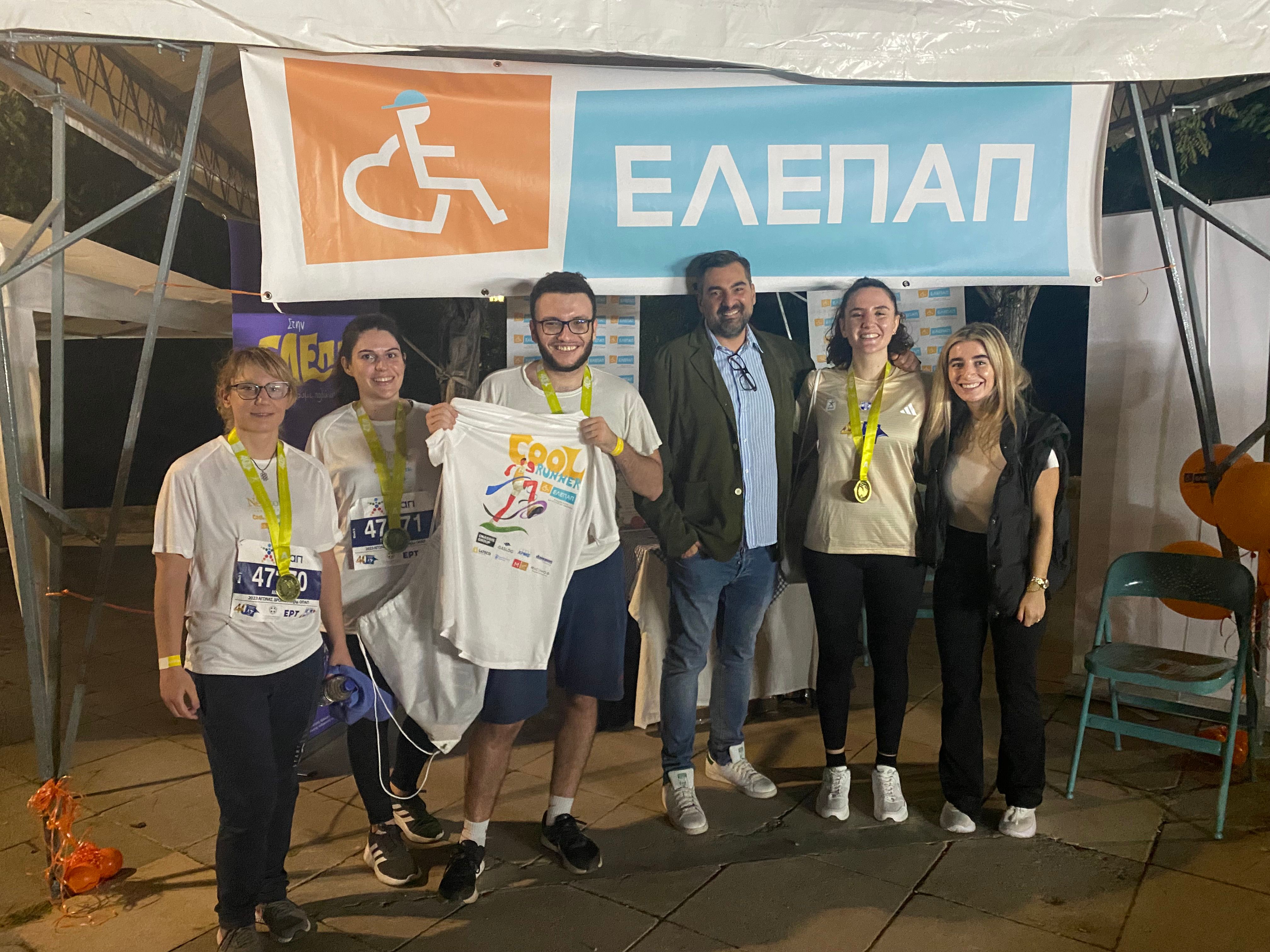 kpmg greece employees run for the children of elepap at the 40th authentic marathon