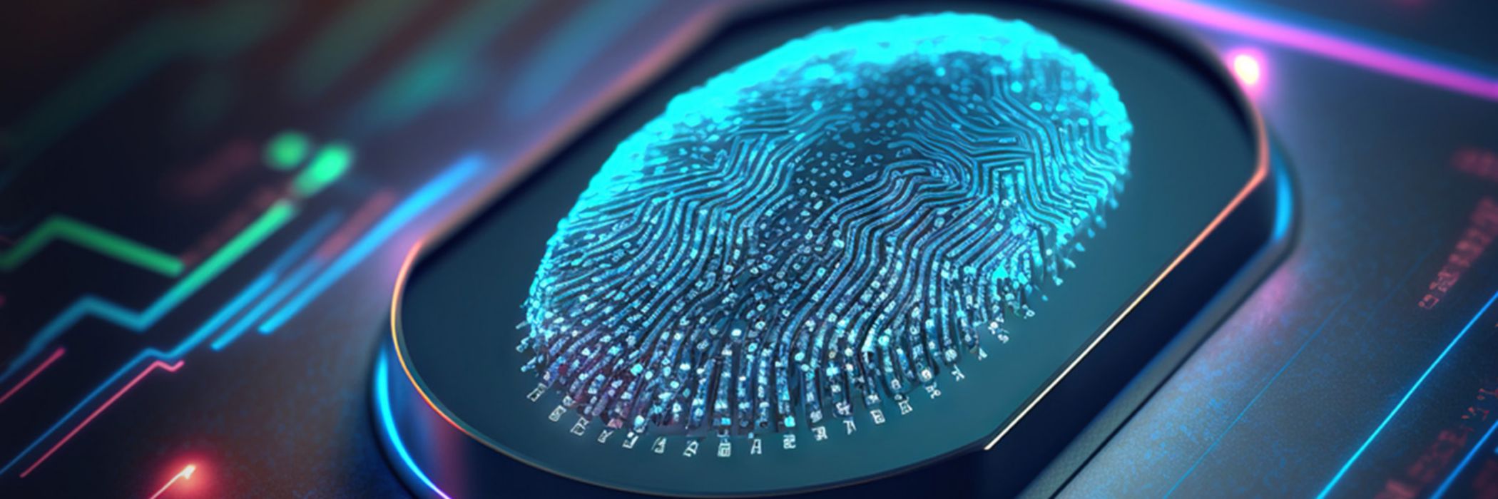 Fingerprint on computer chip