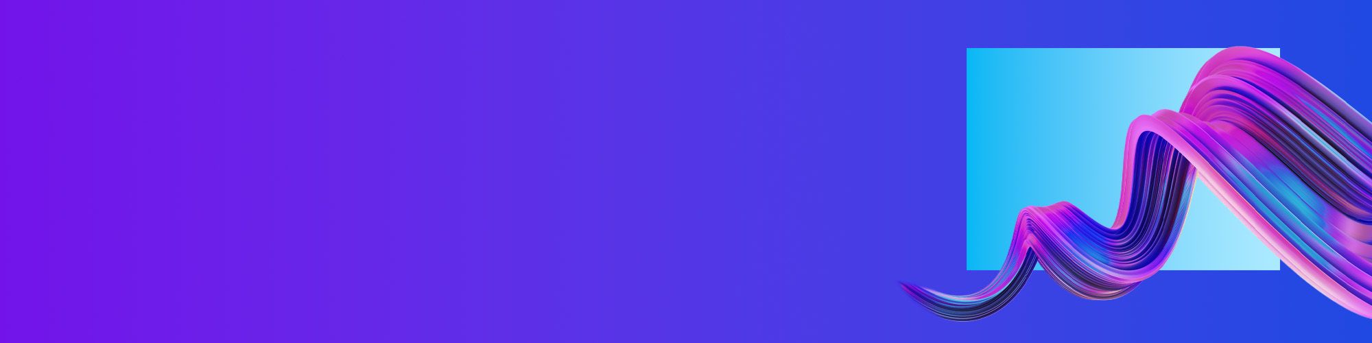 Purple and blue color brush stroke