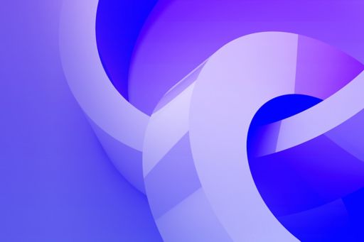 Purple banner with linked circles