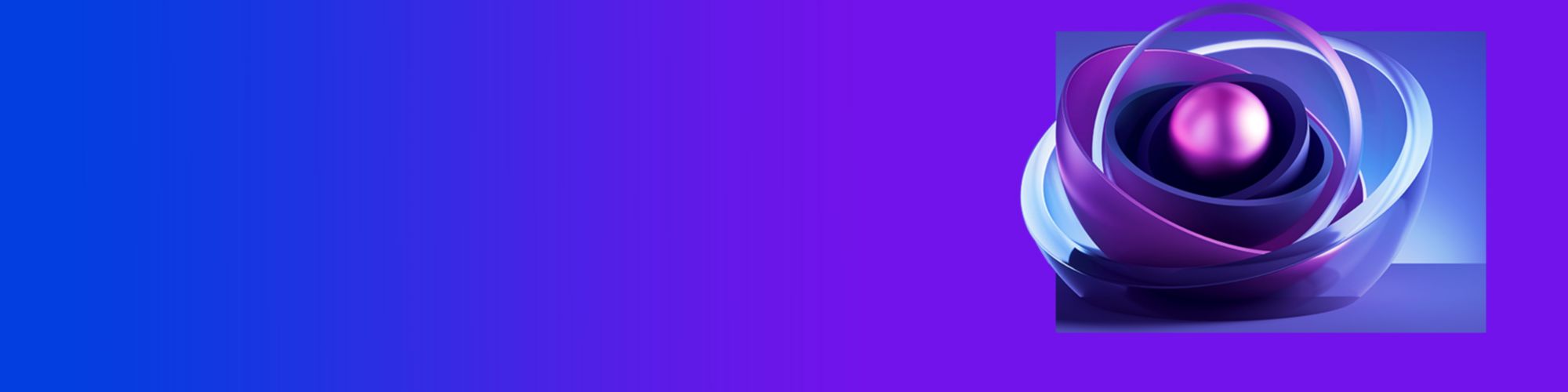 purple blue 3d banner