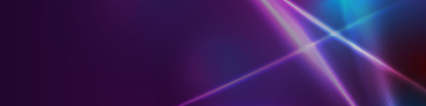 Purple light abstract banner