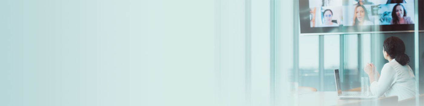 Woman in conference room