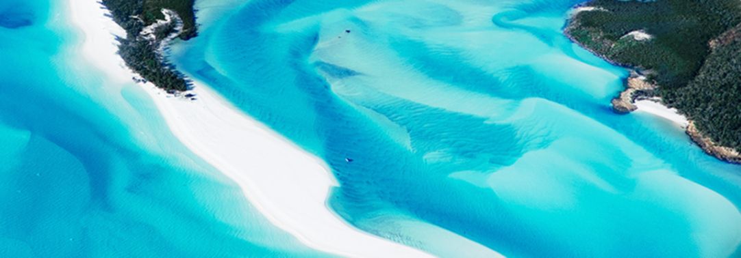 Sandbank in the sea