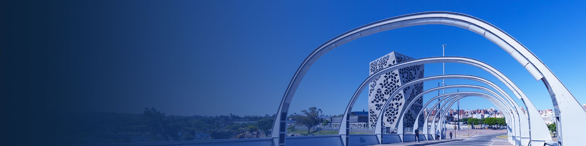 Santa fe bridge arches