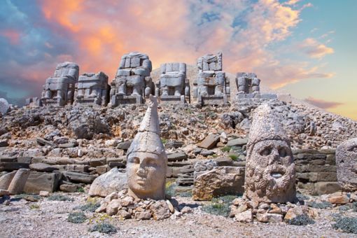 Nemrut Mountain in Adiyaman, Turkey