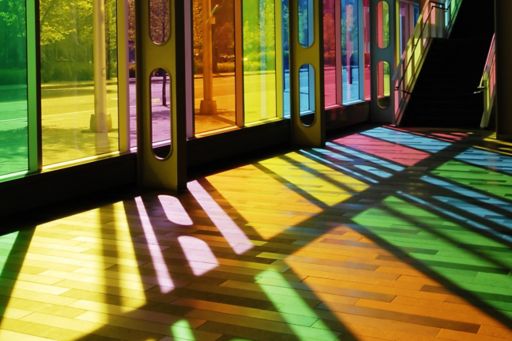 colorful stain glass windows