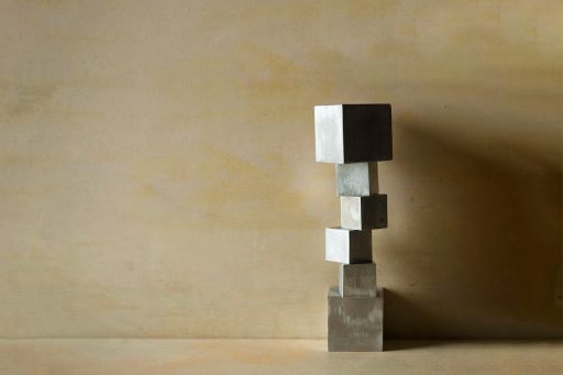 Stacked aluminum blocks