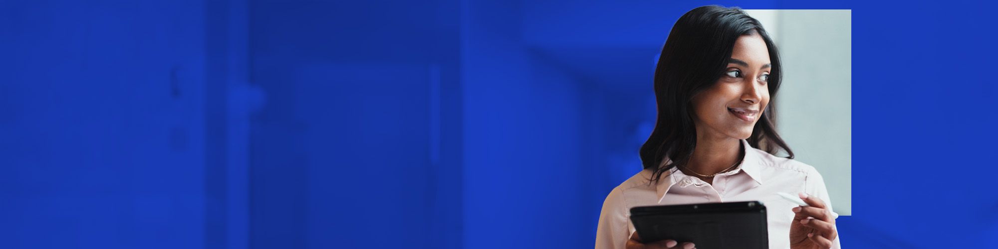 woman looking to the side