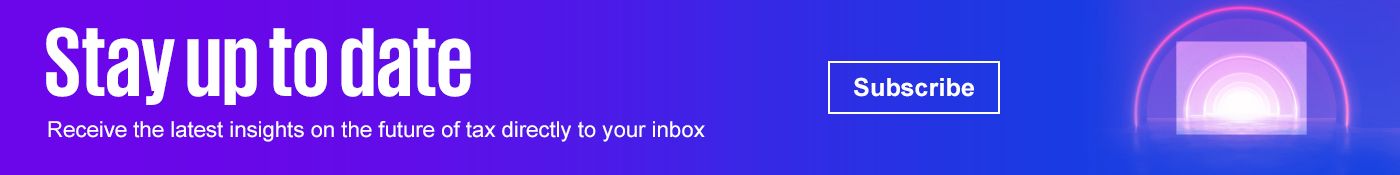 Future of  Tax subscription email