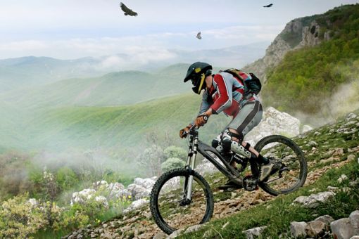 mountain biker