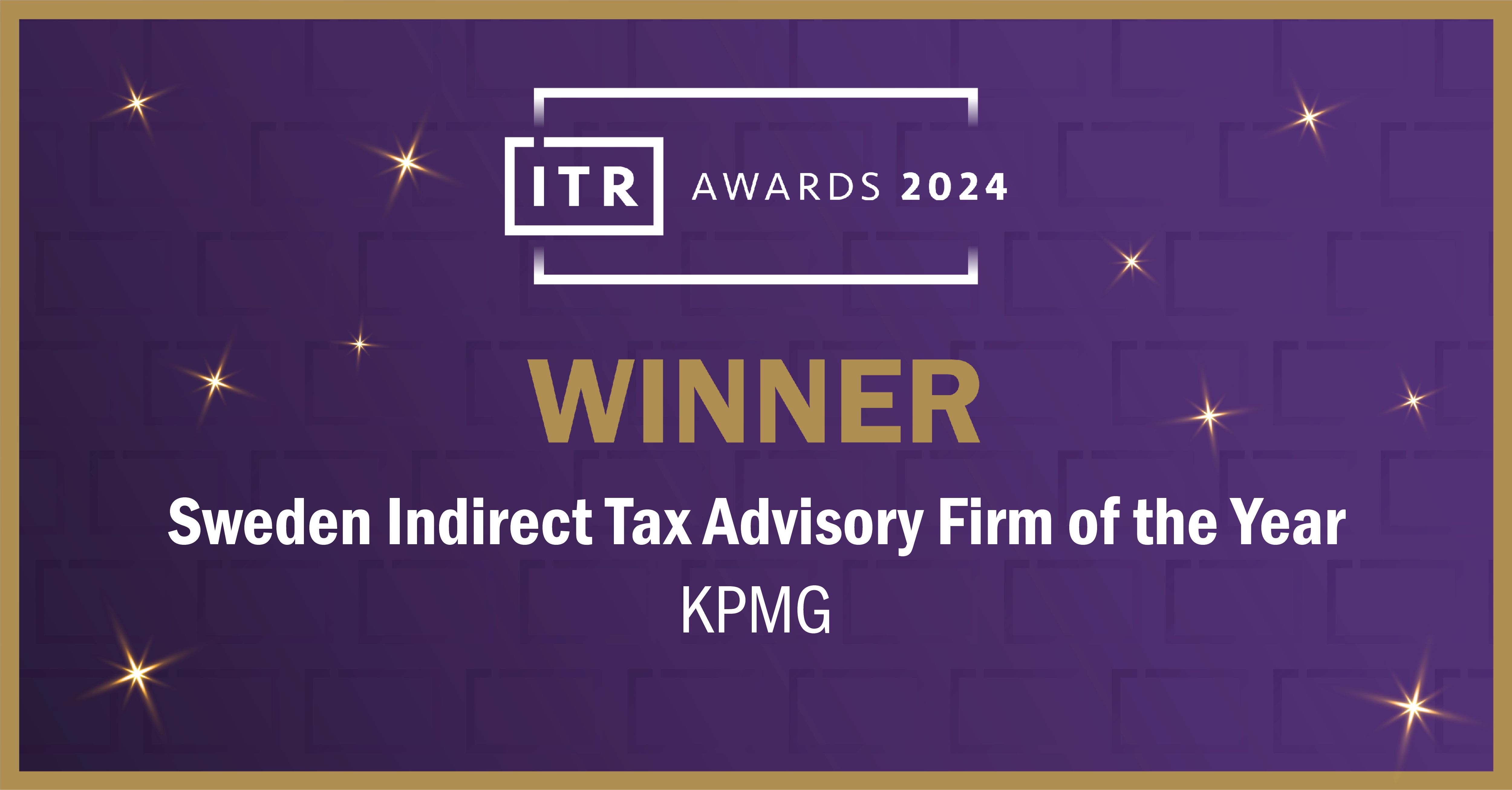 ITR Awards - Sweden indirect tax advisory frim of the year 2024