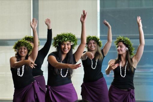 KPMG Tahitian dance group