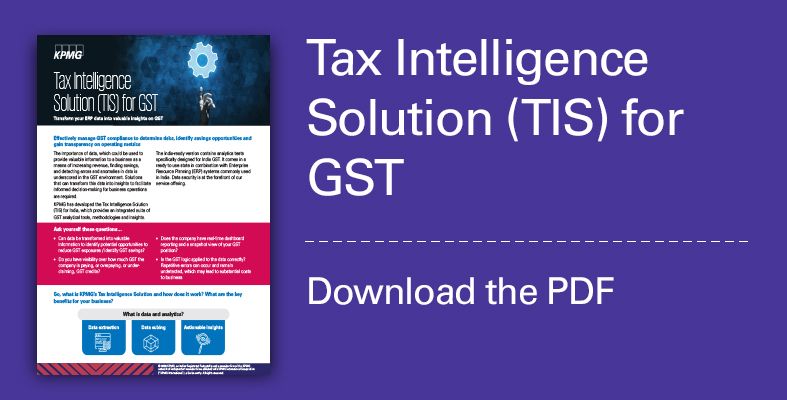Tax Intelligence Solution - (GST Data Analytics)