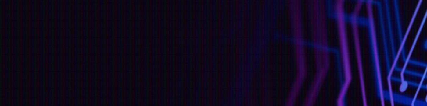 Abstrakte lila Linien vor schwarzem Hintergrund