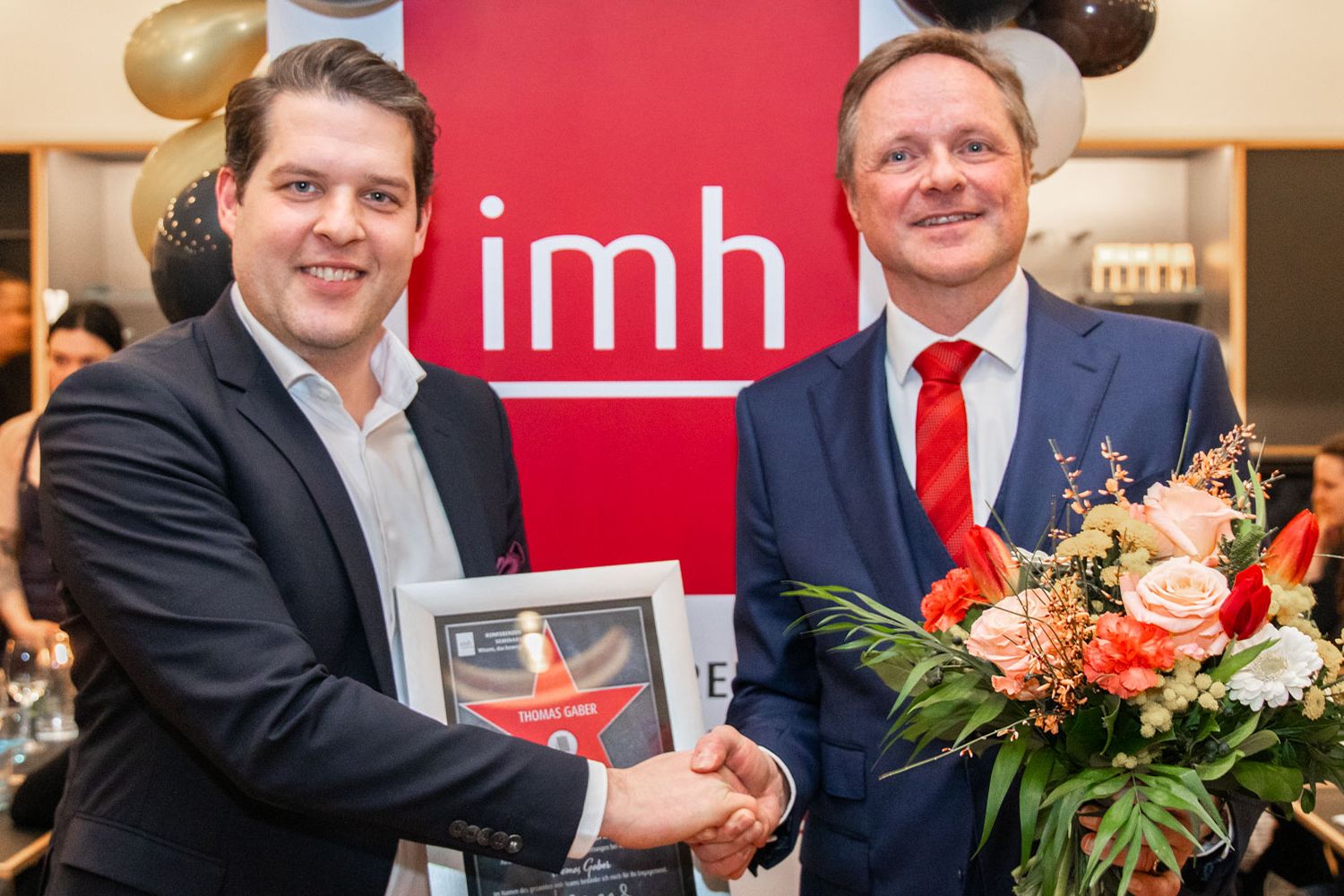 Thomas Gaber - Auszeichnung „imh Speaker & Trainer of the Year“ 