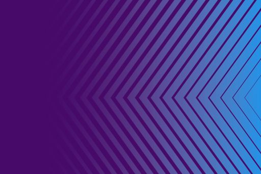 triangle abstrait bleu et violet