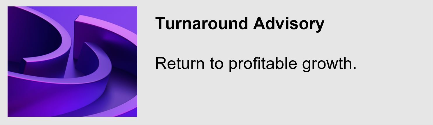 turnaround advisory