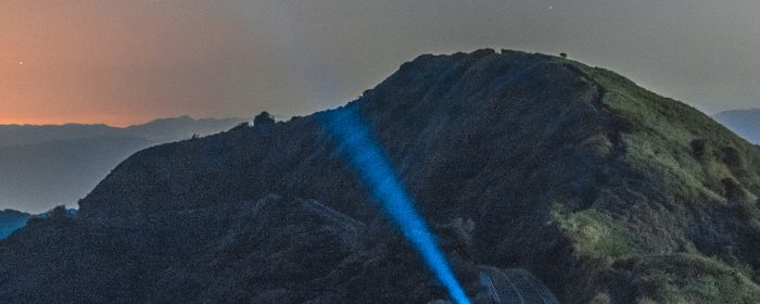 taiwan, light, mountain