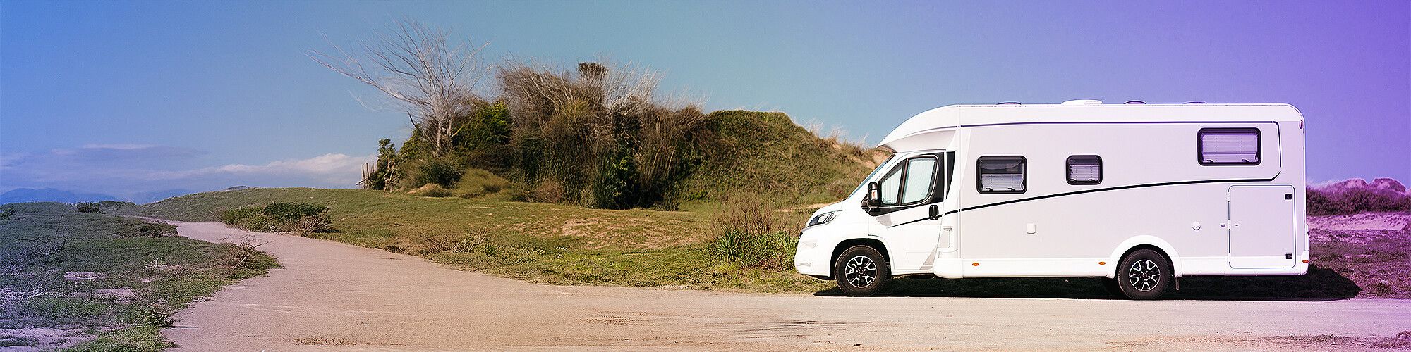 Wohnmobil im Grünen