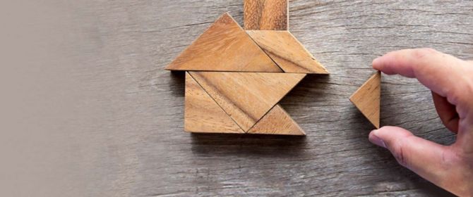 puzzle en bois tangram