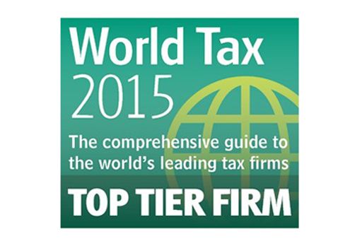 World Tax 2015 award