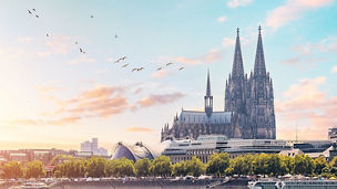 Skyline von Köln mit Kölner Dom