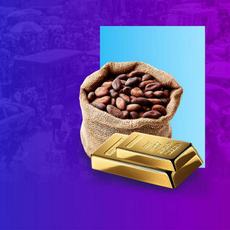 Gold-bar-and-Ghana-cocoa