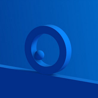 round circle on a bar