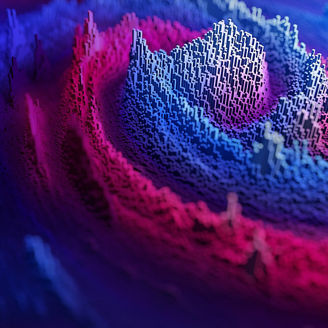 Pink.blue abstract structure