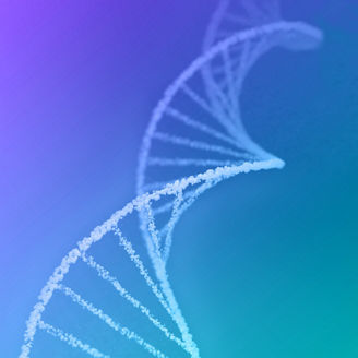 3d illustration of a white helix