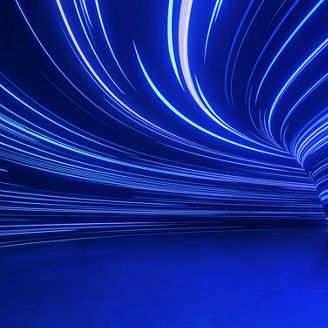 3d-tunnel blue - 1
