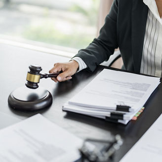 Caucasian woman making a judgement