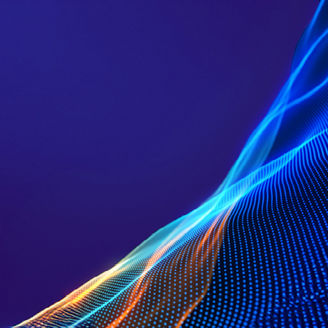 abstract lines and dots