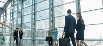 People walking next to each other