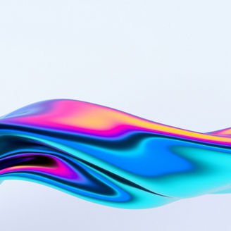 Abstract 3d render, colorful background design, modern illustration