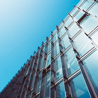 Modern Architecture Glass wall Building Abstract background