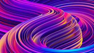 Fluid shapes abstract background colorful holographic poster, twisted liquid shapes in motion, ultraviolet waves texture backdrop, 3D liquid gradient design tamplate, 3D rendering.