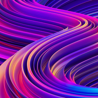 Fluid shapes abstract background colorful holographic poster, twisted liquid shapes in motion, ultraviolet waves texture backdrop, 3D liquid gradient design tamplate, 3D rendering.