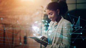 women calculating numbers