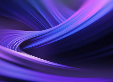 Modern Trendy 3D Design Background with Neon Waves