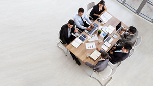 Technology consultants working on an AI Strategy