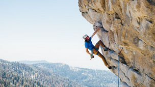 FTM Bergsteiger am Ueberhang