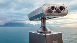 Binoculars looking out for fraud and corruption