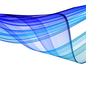 Blue 3D rendered abstract background