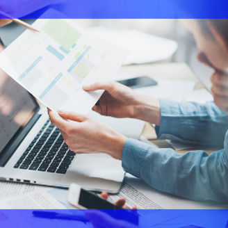 Tax consultants working on budget for 2024