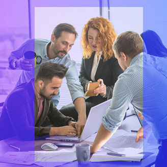 consultants working as a team