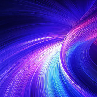 Dynamic swirl of light and energy