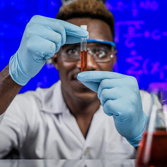 man in the lab
